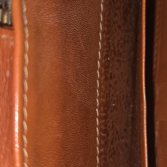 Fendi Kisslock Rehab Wallet Brown and Black Striped - Picture 16 of 16